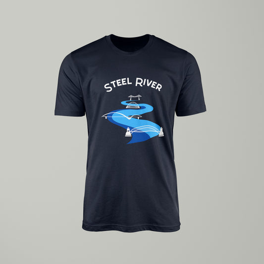 Steel River Crewneck T-shirt