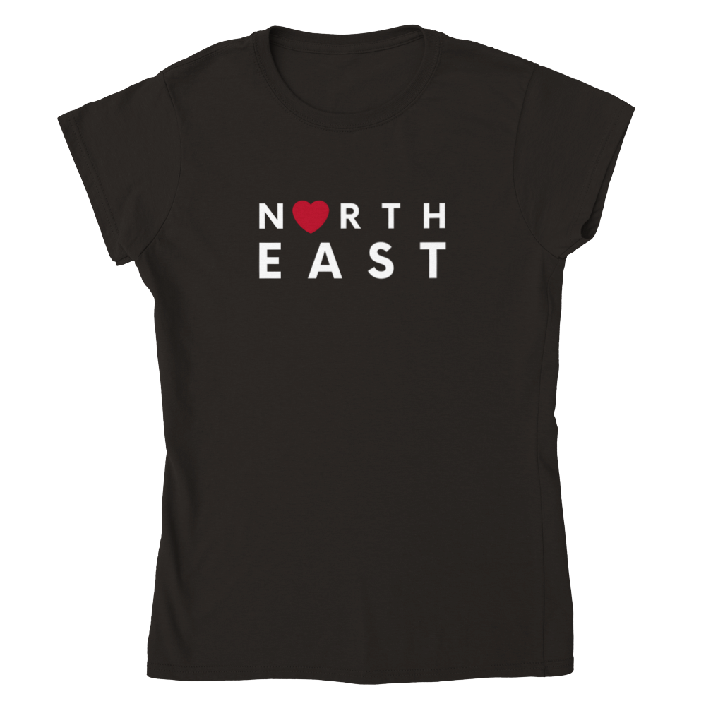 Love North East Womens Crewneck T-shirt