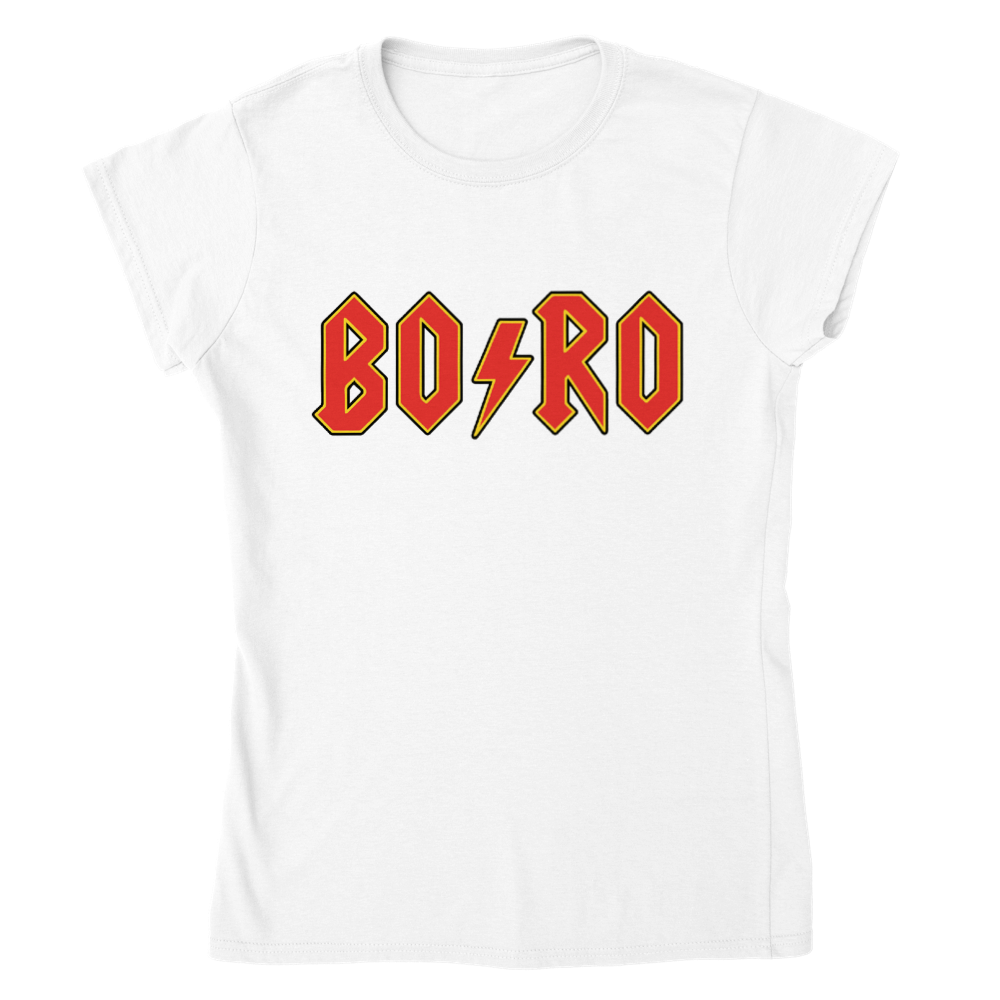 BORO AC/DC style Womens T-shirt