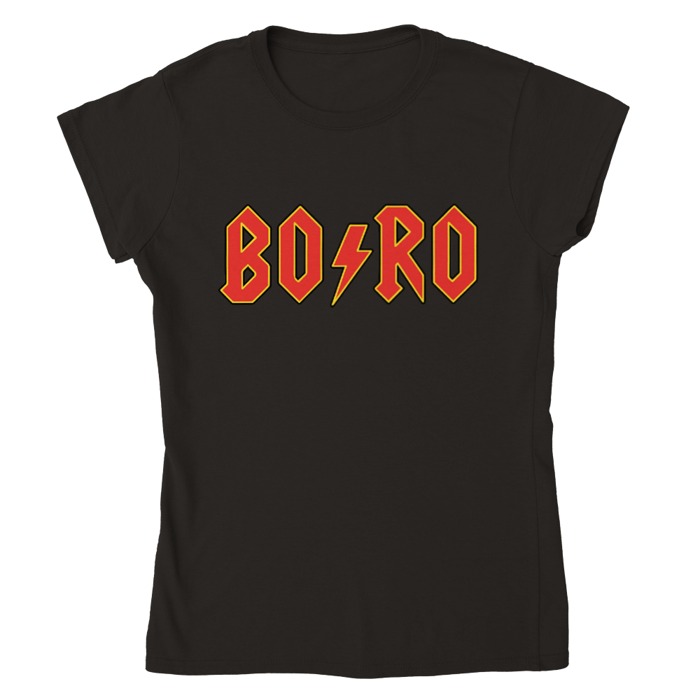 BORO AC/DC style Womens T-shirt