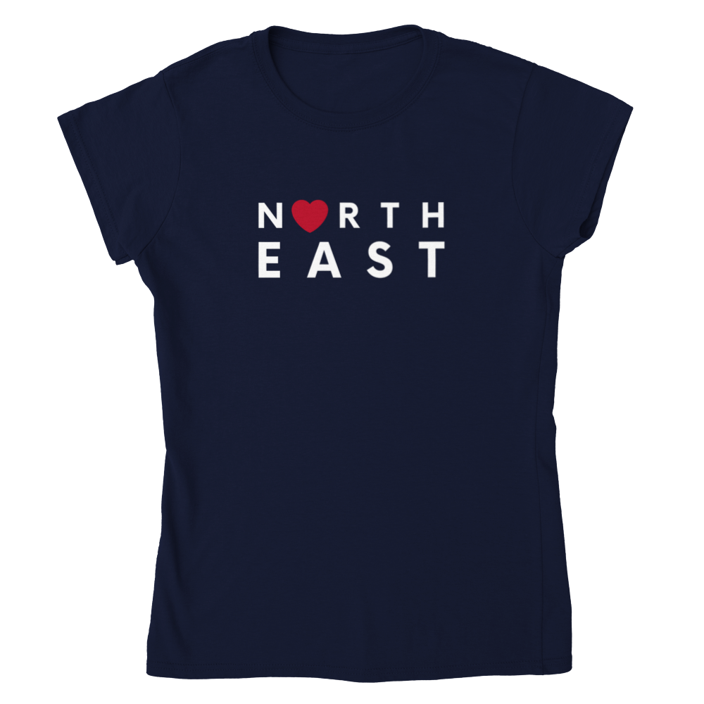 Love North East Womens Crewneck T-shirt