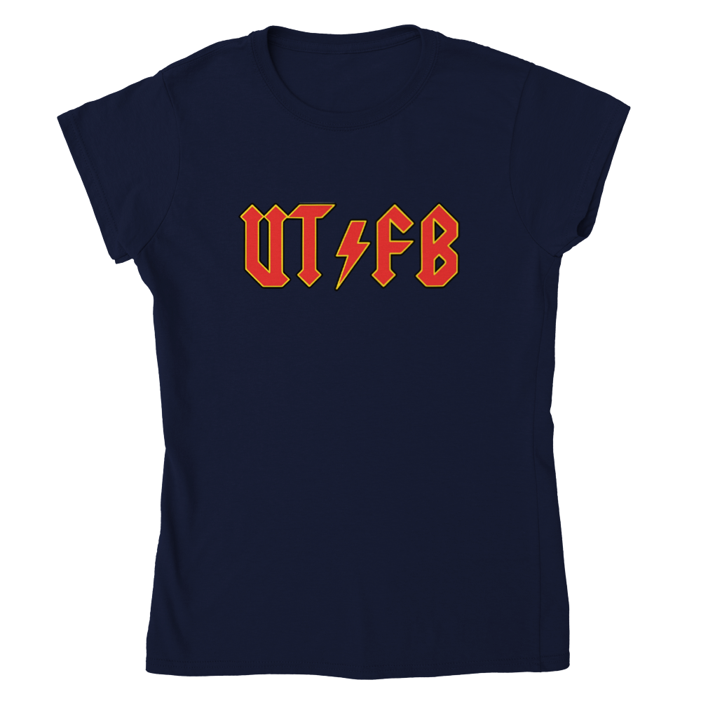 UTFB AC/DC Style Womens T-shirt