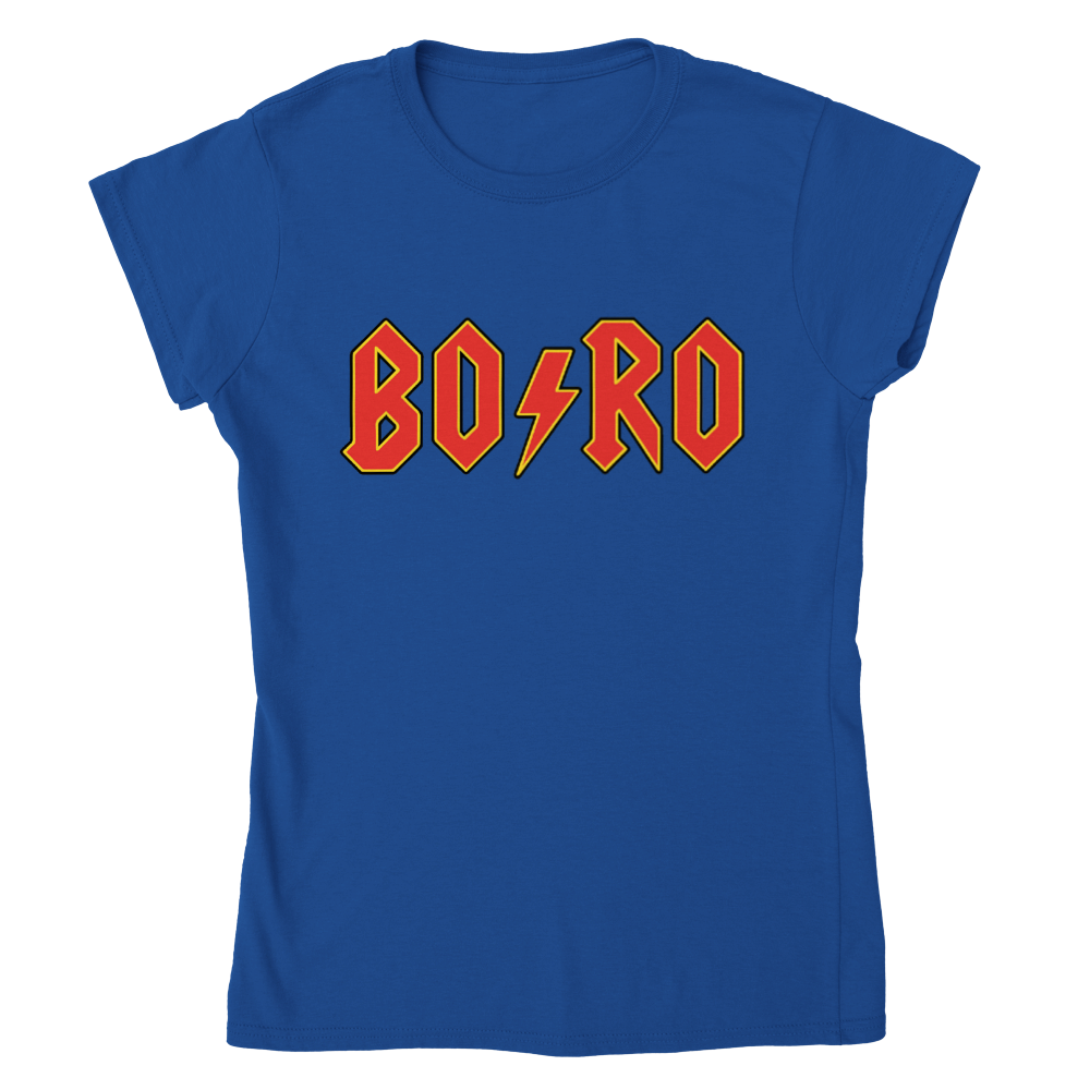 BORO AC/DC style Womens T-shirt