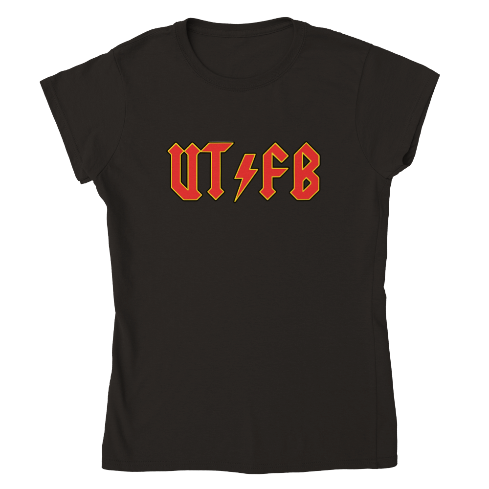 UTFB AC/DC Style Womens T-shirt
