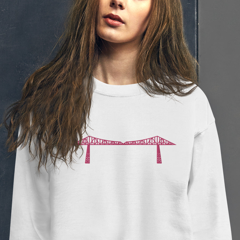Transporter pink embroidered Sweatshirt