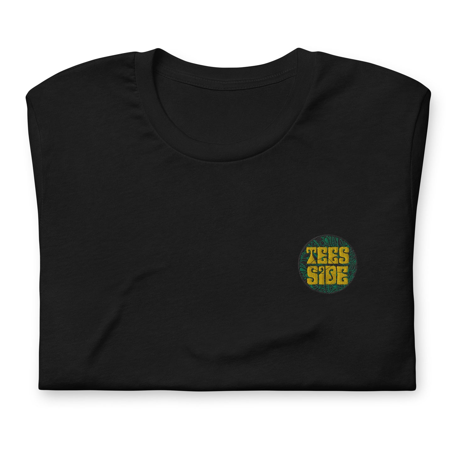Teesside Green Paisley Embroidered Tee