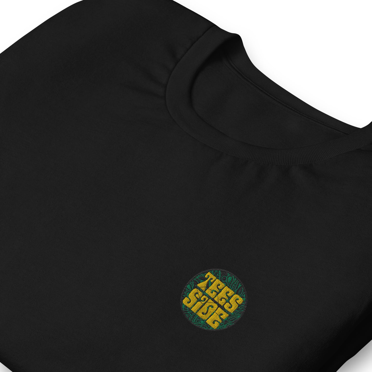 Teesside Green Paisley Embroidered Tee