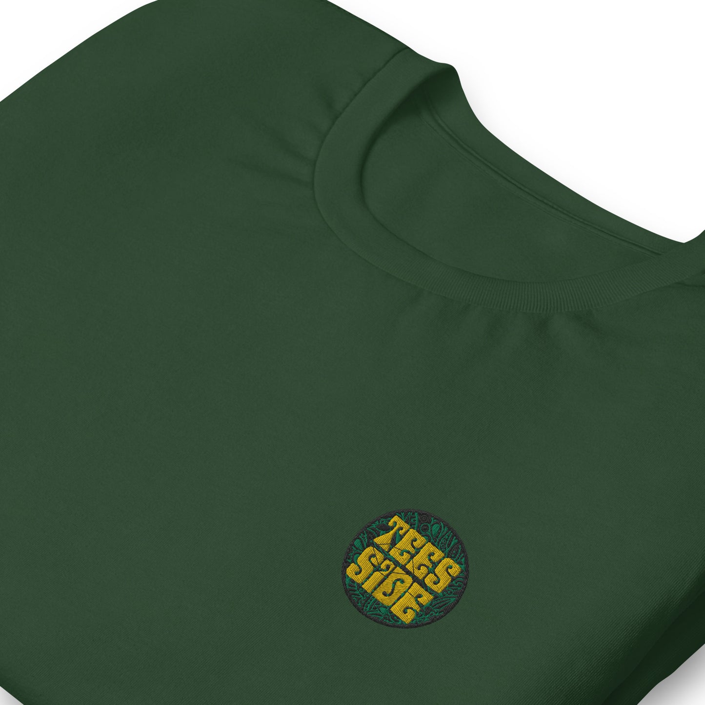 Teesside Green Paisley Embroidered Tee