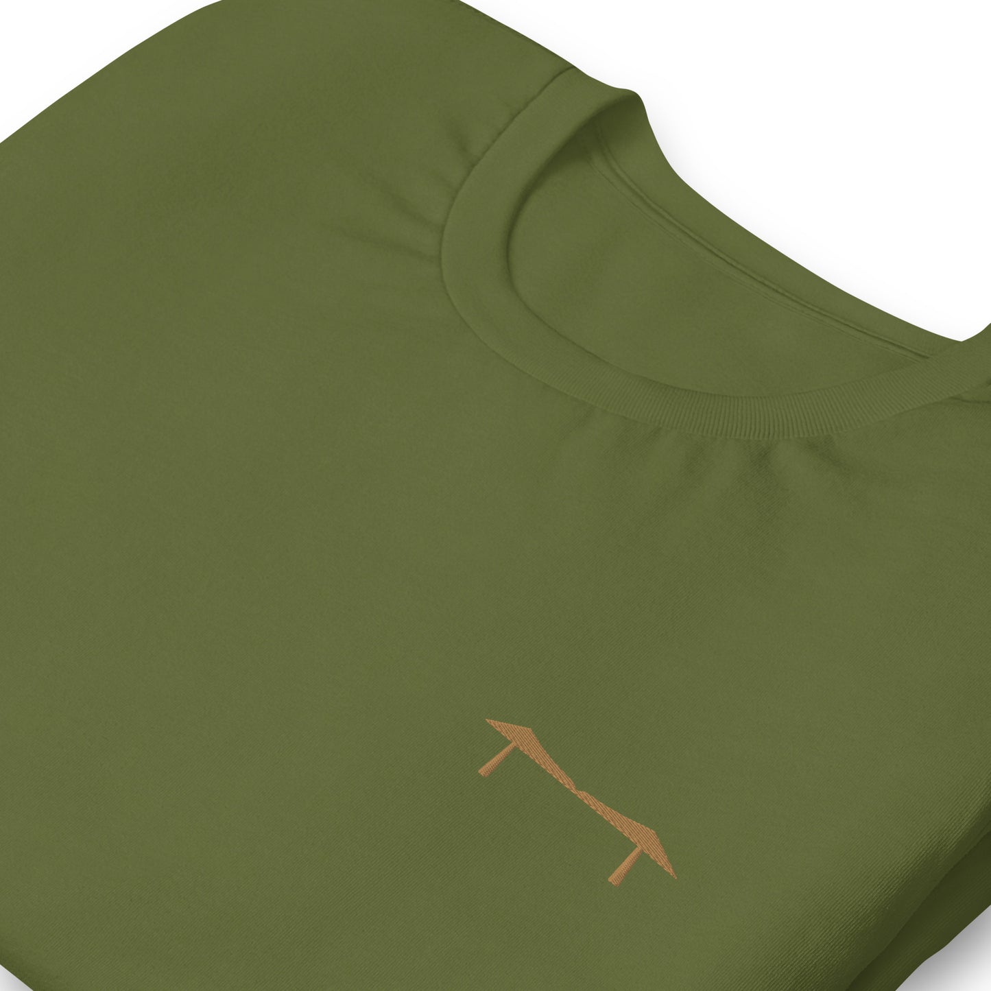 Transporter Bridge Tan Embroidered Tee