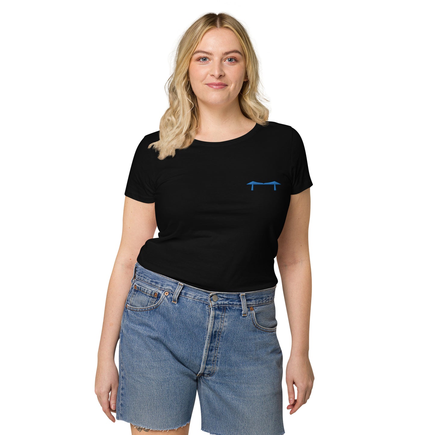 Embroidered Blue Transporter Women’s t-shirt
