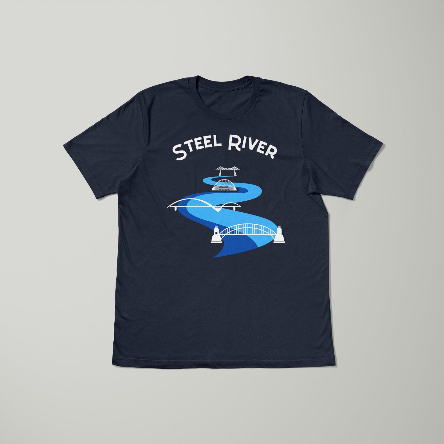 Steel River Crewneck T-shirt