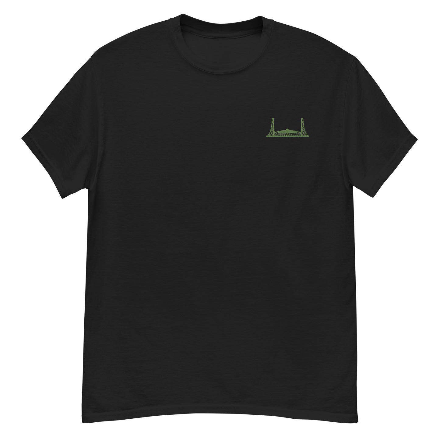 Newport Bridge Embroidered T-Shirt