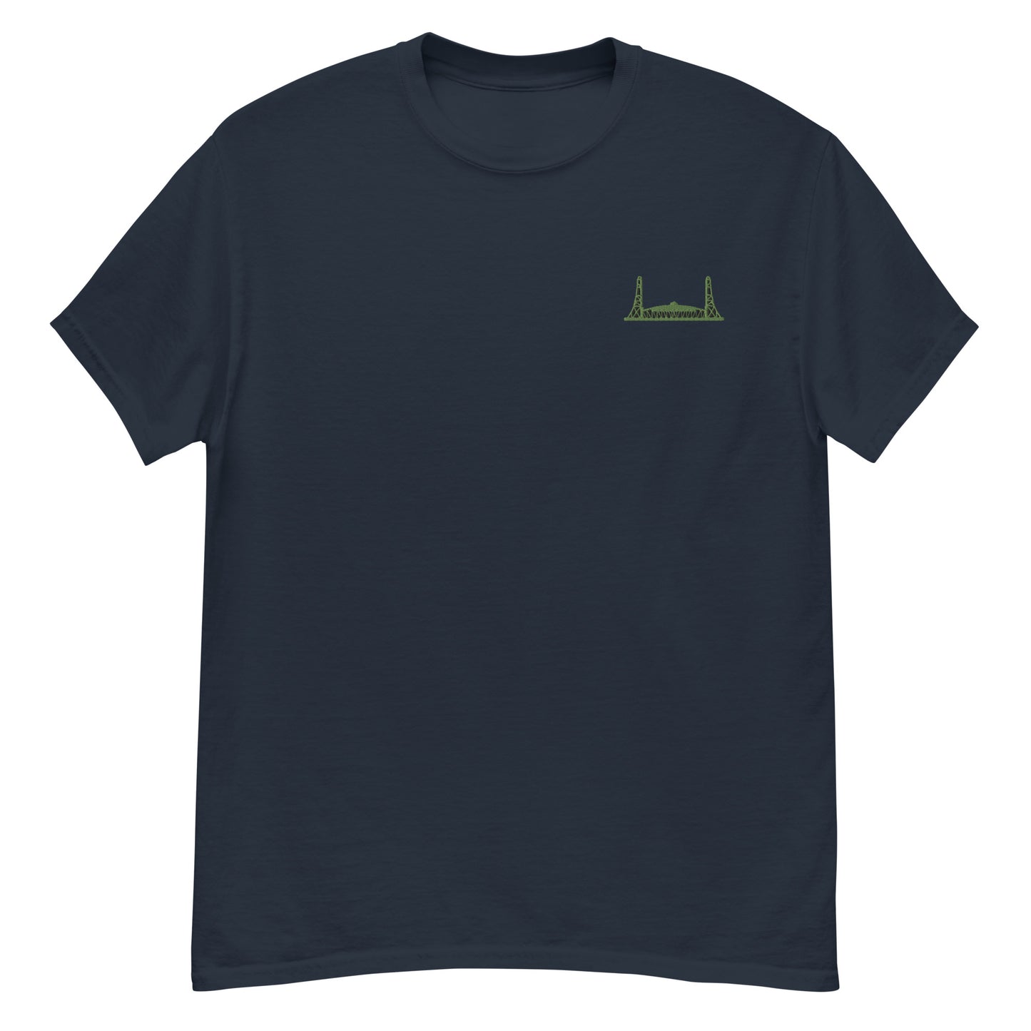 Newport Bridge Embroidered T-Shirt