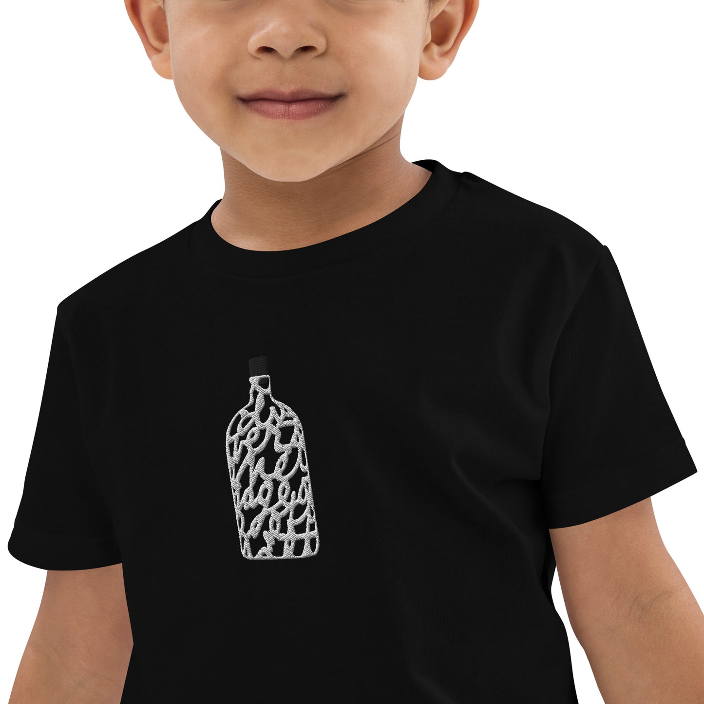 Bottle of Notes Embroidered Kids T-Shirt