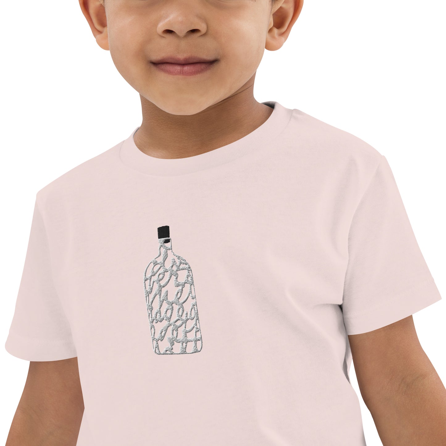 Bottle of Notes Embroidered Kids T-Shirt