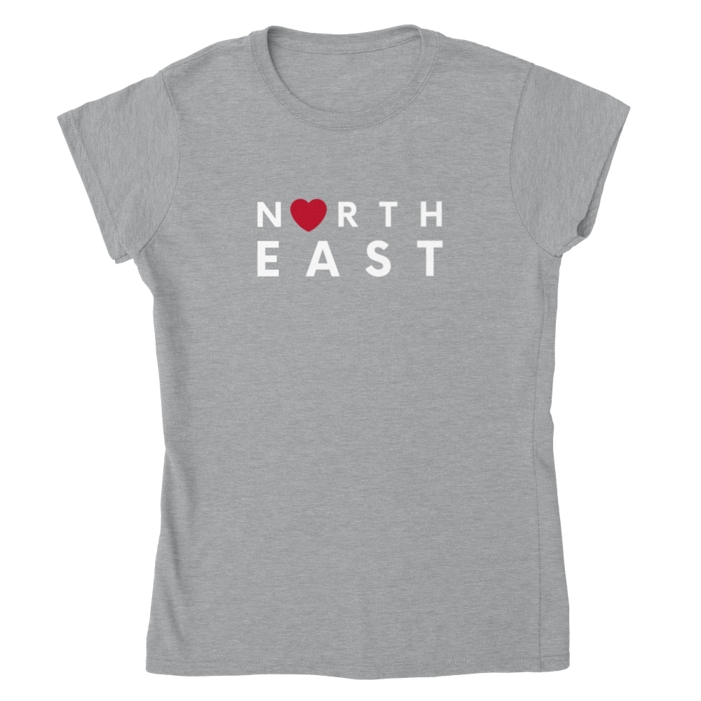 Love North East Womens Crewneck T-shirt