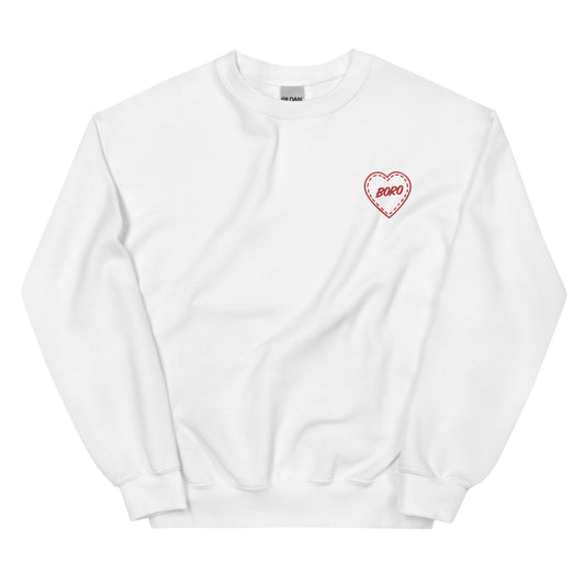 Boro Heart embroidered Sweatshirt