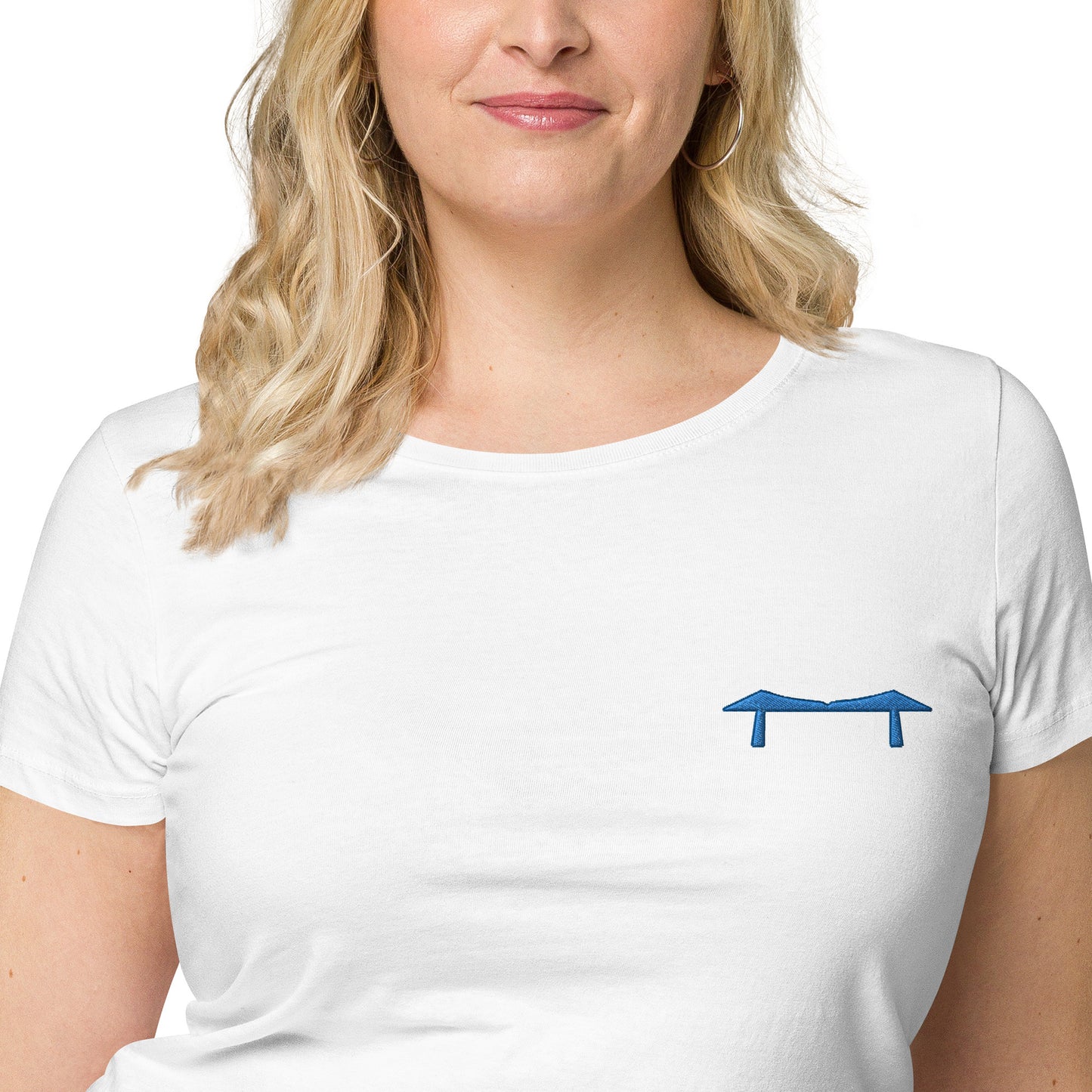 Embroidered Blue Transporter Women’s t-shirt